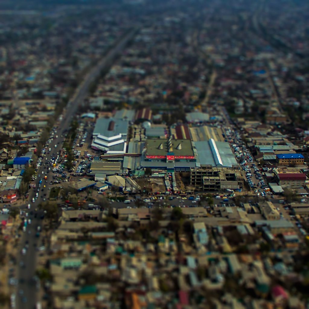 Аламединский рынок в Бишкеке
